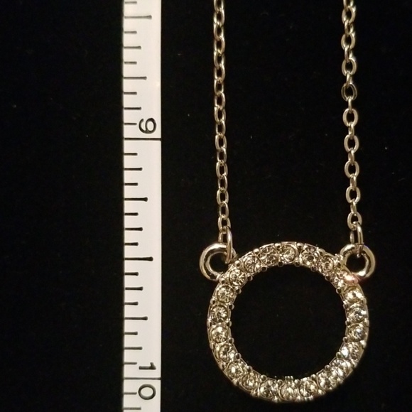 Circle diamond necklace - Picture 4 of 4